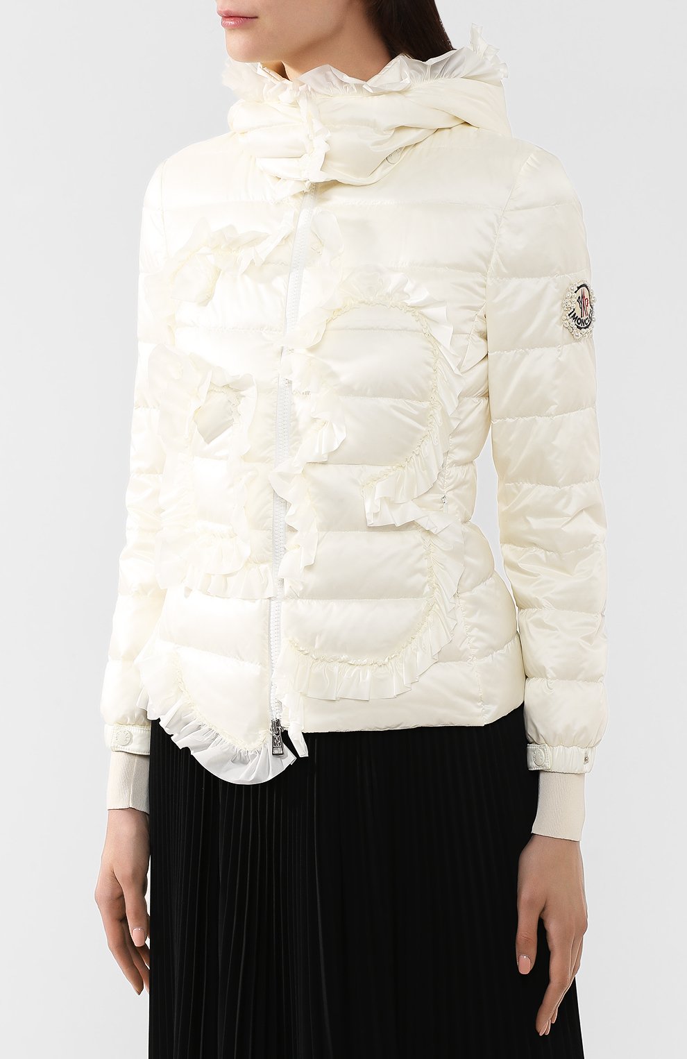 Куртка 4 moncler simone rocha MONCLER GENIUS белого цвета по цене 124500 руб., арт. E1-09W-45309-85-C0045, фото 3 Куртка 4 moncler simone rocha MONCLER GENIUS, арт. E1-09W-45309-85-C0045, фото 3