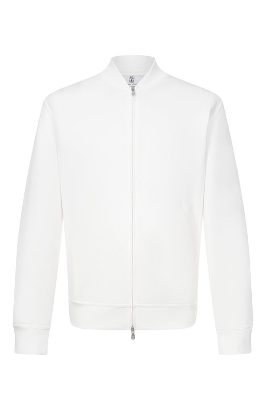 Хлопковая толстовка Brunello Cucinelli MW8639072G Белый MW8639072G