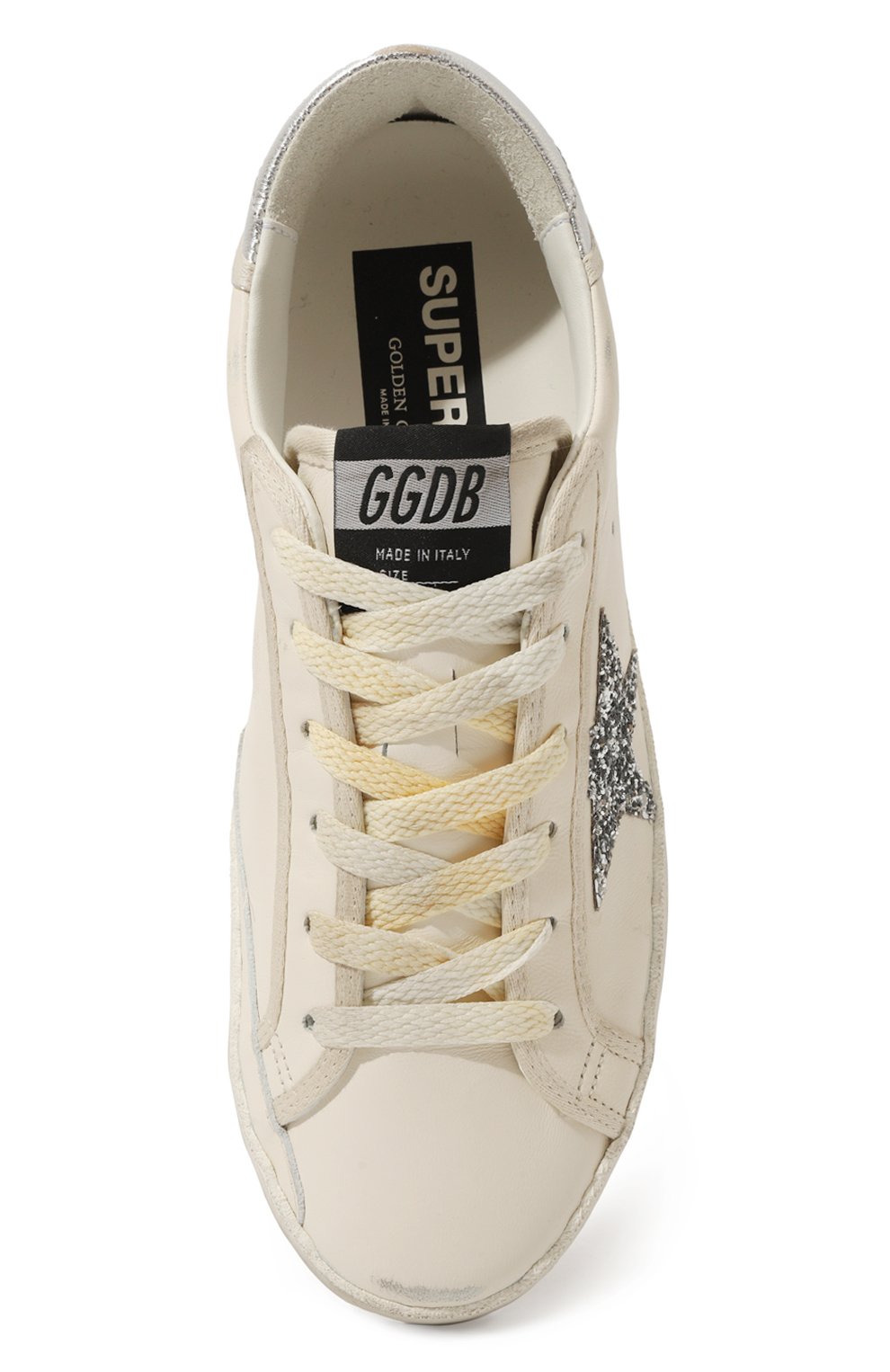 Кожаные кеды super star GOLDEN GOOSE DELUXE BRAND, арт. GWF00101.F004656, фото 6