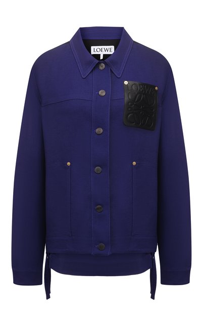 Женская куртка из вискозы и льна LOEWE, арт. S540Y03W03