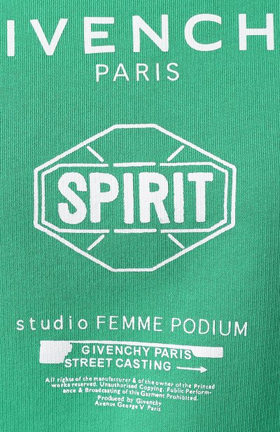 Хлопковый свитшот GIVENCHY, арт. BW70013Z33, фото 5