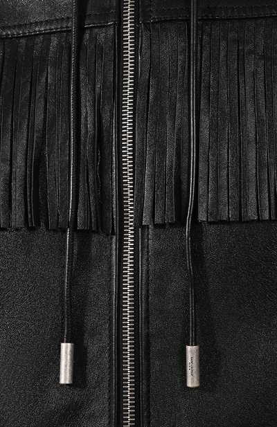 Кожаная куртка SAINT LAURENT, арт. 572850/YC2UE, фото 5