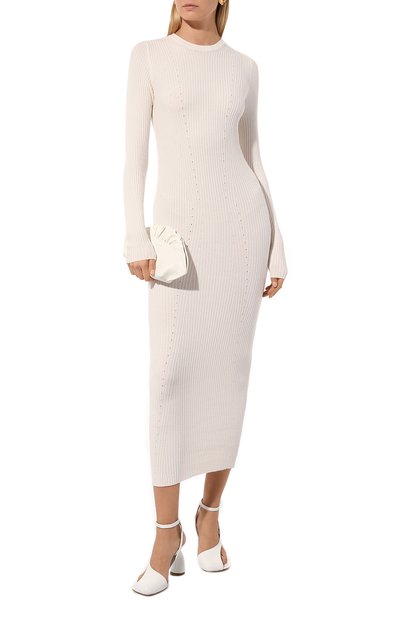 Платье PIETRO BRUNELLI белого цвета по цене 19950 руб., арт. AGM059/VIM038/0002, фото 2 Платье PIETRO BRUNELLI, арт. AGM059/VIM038/0002, фото 2