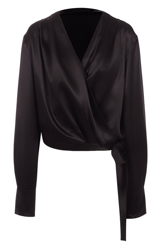 Атласная блузка MVST TXBBL-Y435/TAR1709 Чёрный TXBBL-Y435/TAR1709