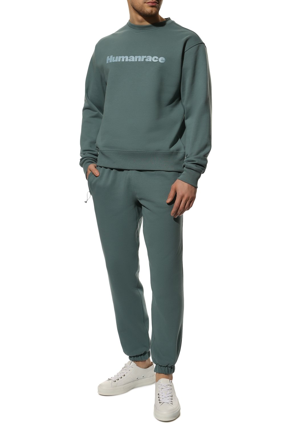 Хлопковые джоггеры adidas originals x pharrell williams ADIDAS ORIGINALS, арт. HI2960, фото 2