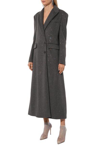 Пальто с отделкой стразами GIUSEPPE DI MORABITO, арт. 03PFC0047FC 03350, фото 3