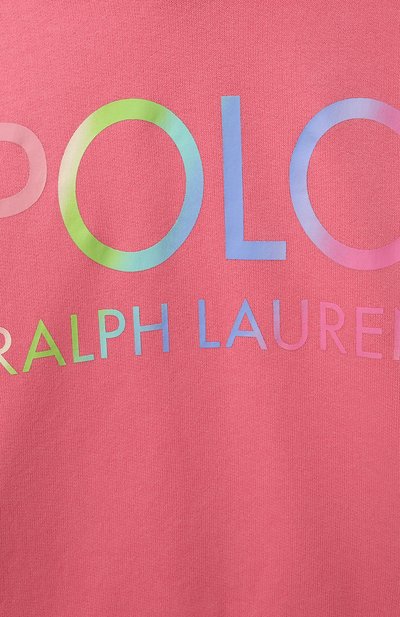 Хлопковое худи POLO RALPH LAUREN розового цвета по цене 10700 руб., арт. 311841397, фото 3 Хлопковое худи POLO RALPH LAUREN, арт. 311841397, фото 3