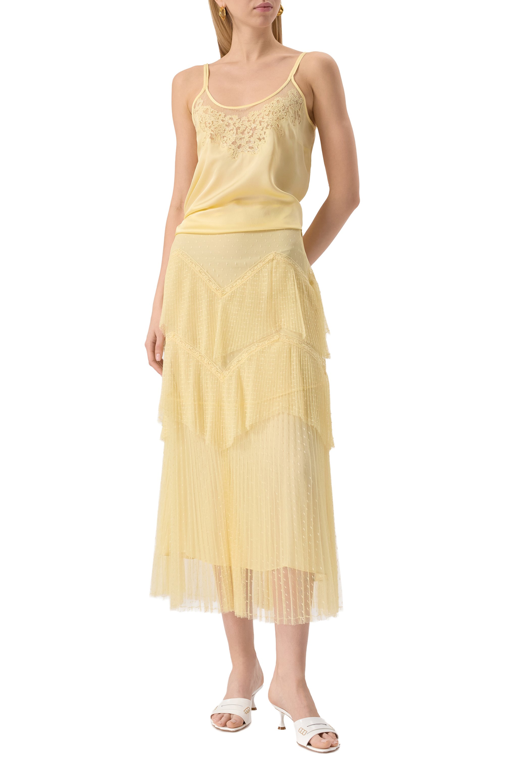 Атласный топ TWINSET, арт. 251TP2371, фото 2