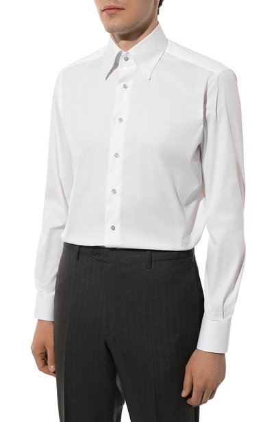 Хлопковая сорочка ZILLI, арт. MFZ-13037-345108/0003, фото 4