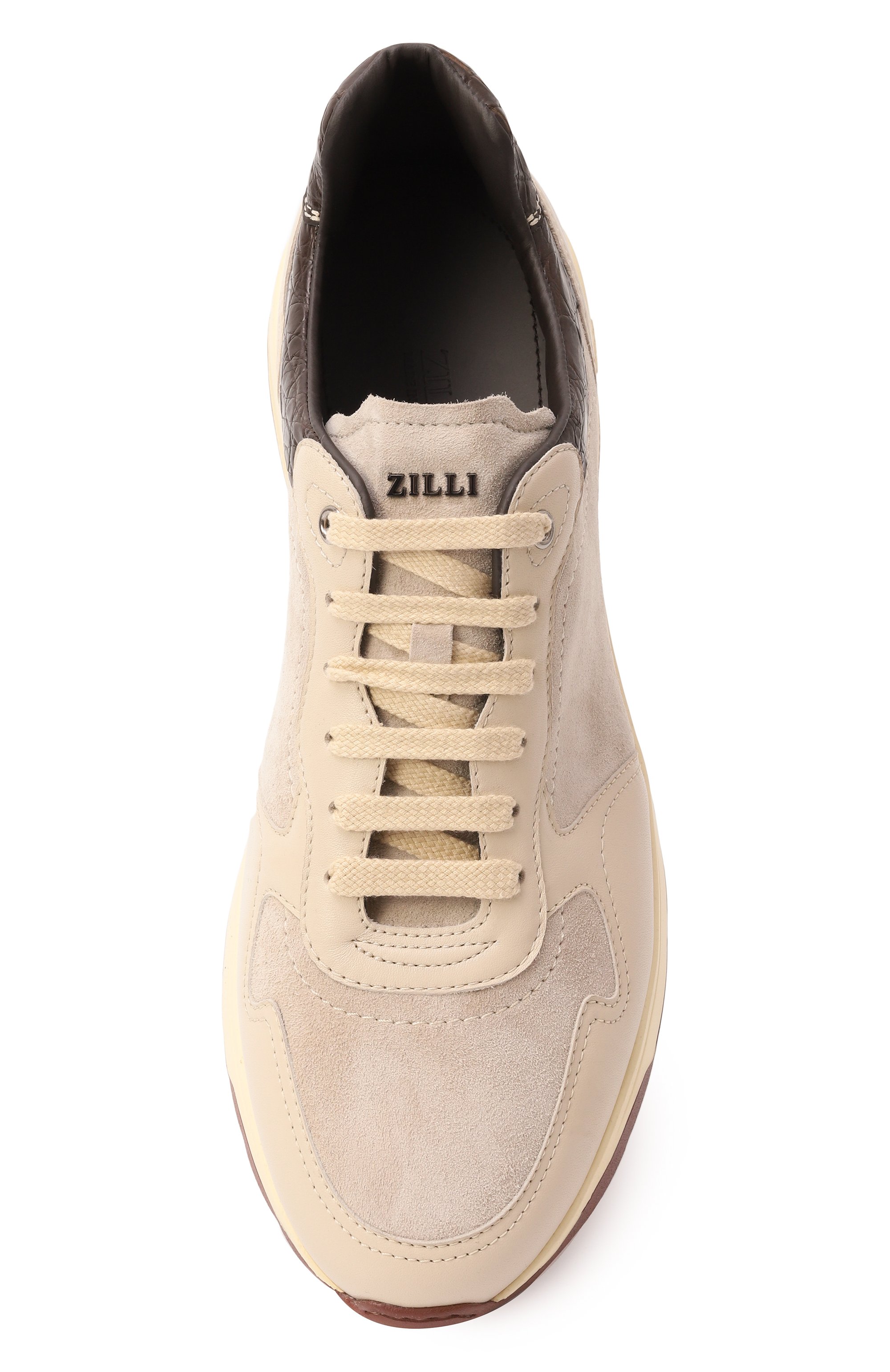 Комбинированные кроссовки ZILLI, арт. H0138AM1066VZEV03, фото 6