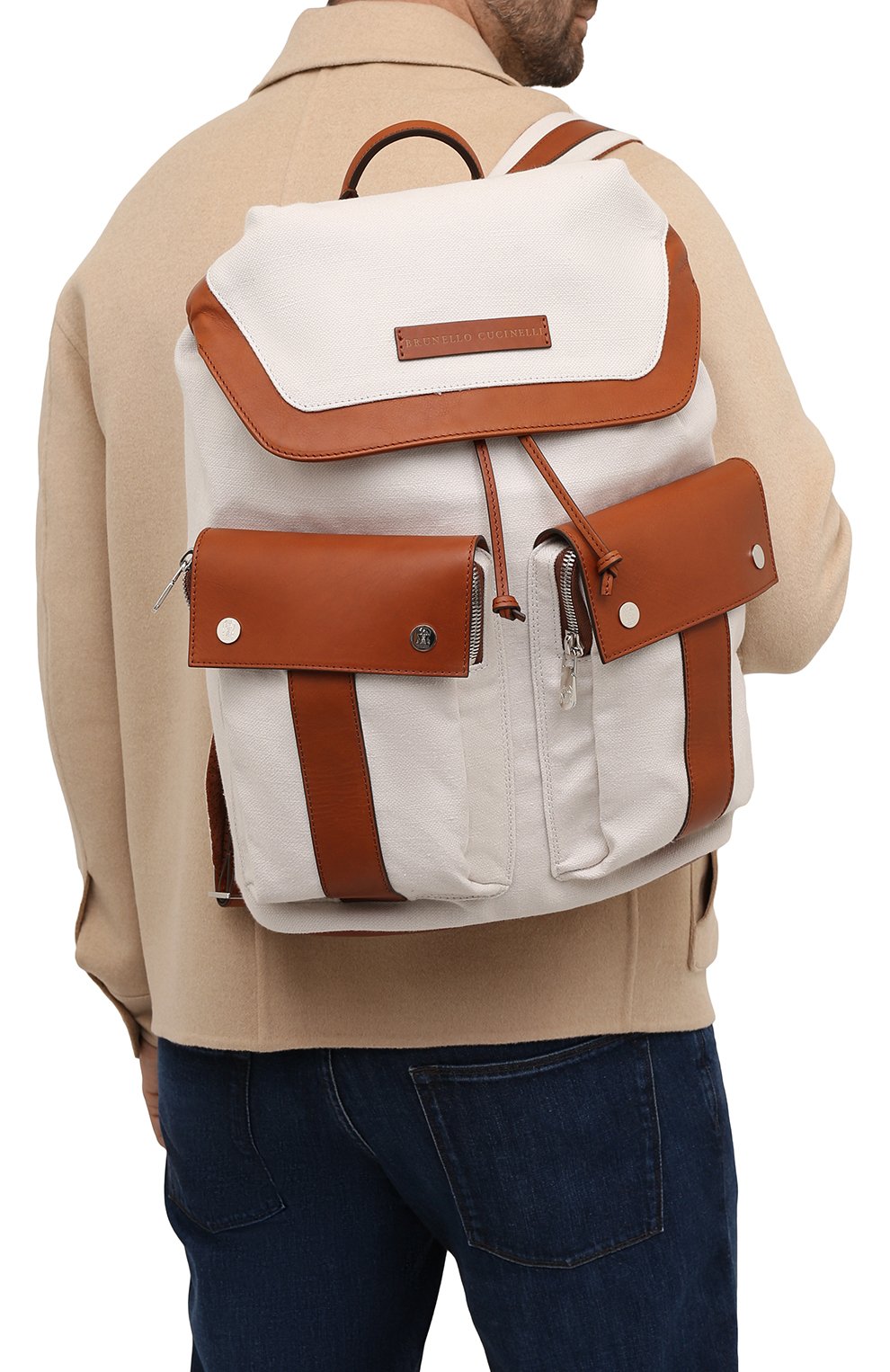 Комбинированный рюкзак BRUNELLO CUCINELLI, арт. MBTHU325, фото 2