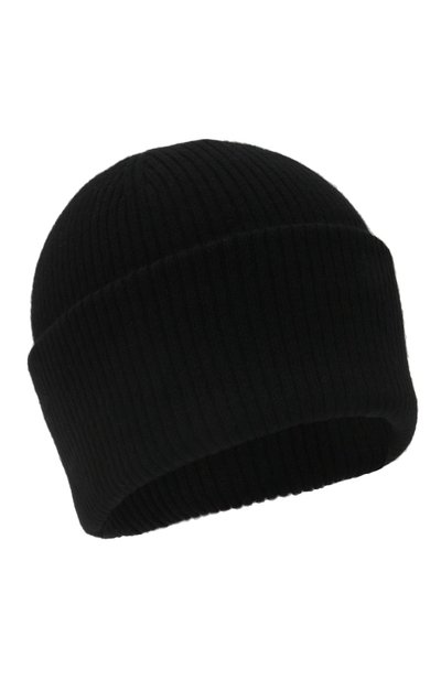 Шапка из шерсти и кашемира CANOE черного цвета по цене 13460 руб., арт. 4200510, фото 1 Шапка из шерсти и кашемира CANOE, арт. 4200510, фото 1