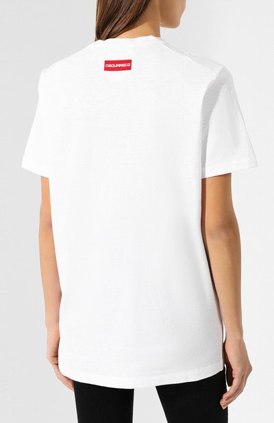 Хлопковая футболка DSQUARED2, арт. S73GC0261/S22507, фото 4