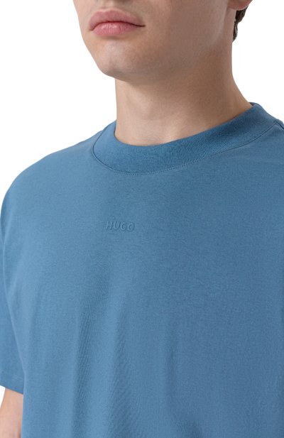 Хлопковая футболка HUGO, арт. 50488330, фото 5