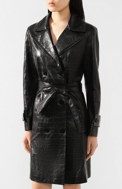 Кожаный тренч DROME, арт. DPD5681P/D1796P, фото 3