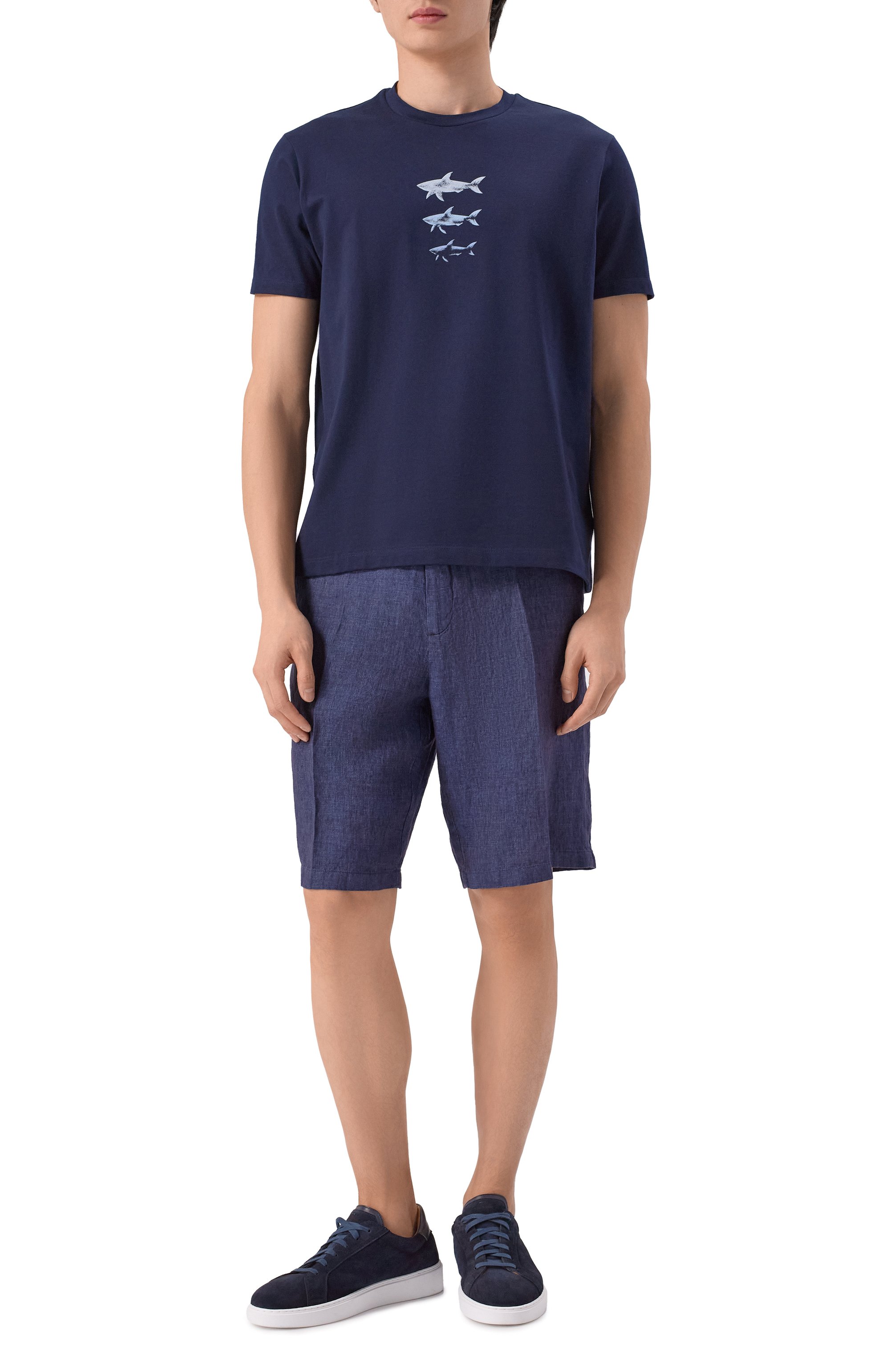 Льняные шорты PAUL&SHARK, арт. 25414042, фото 2