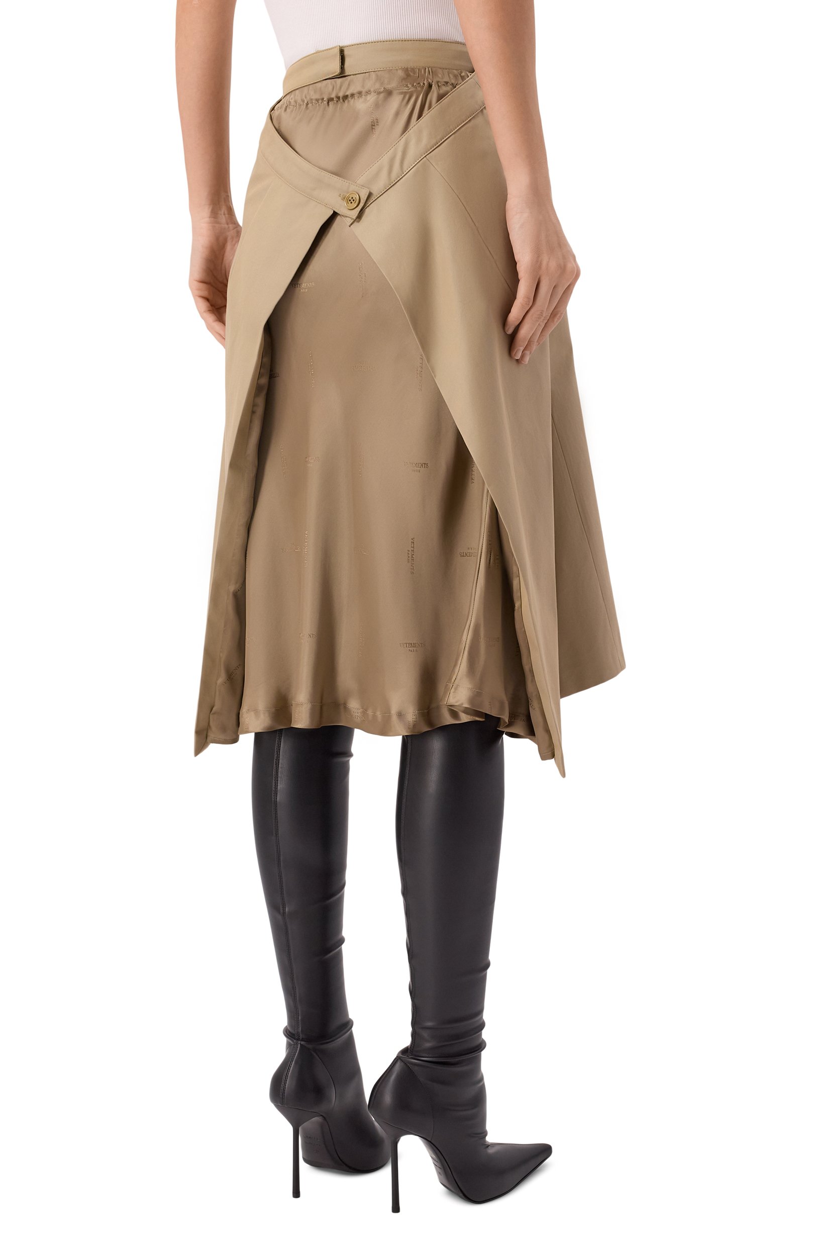 Хлопковая юбка VETEMENTS, арт. WH27SK021C, фото 4