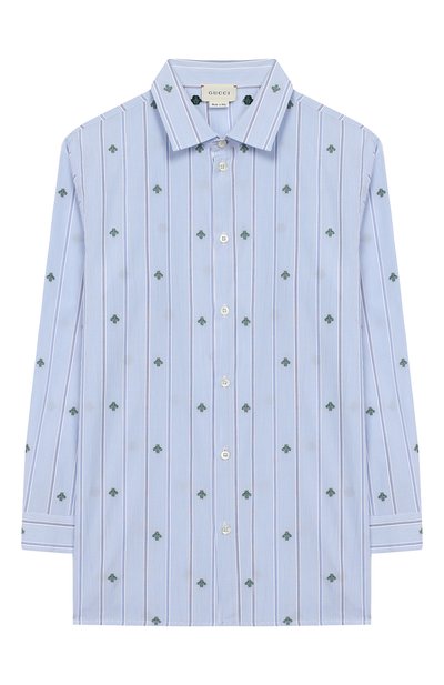 Хлопковая рубашка GUCCI, арт. 600376/XWAHS, фото 1