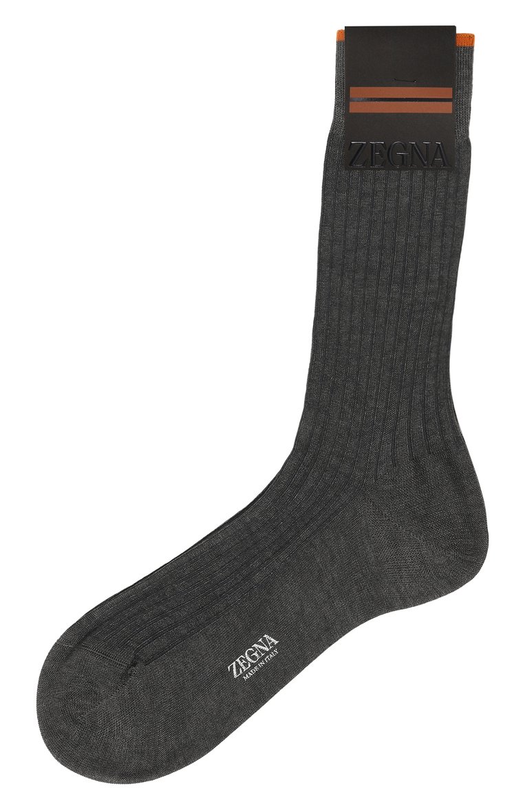 Хлопковые носки ZEGNA, арт. N5V406140, фото 1