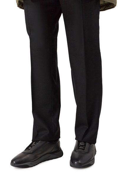 Кожаные кроссовки innova SANTONI, арт. MBIG22027ANEPG0N, фото 3