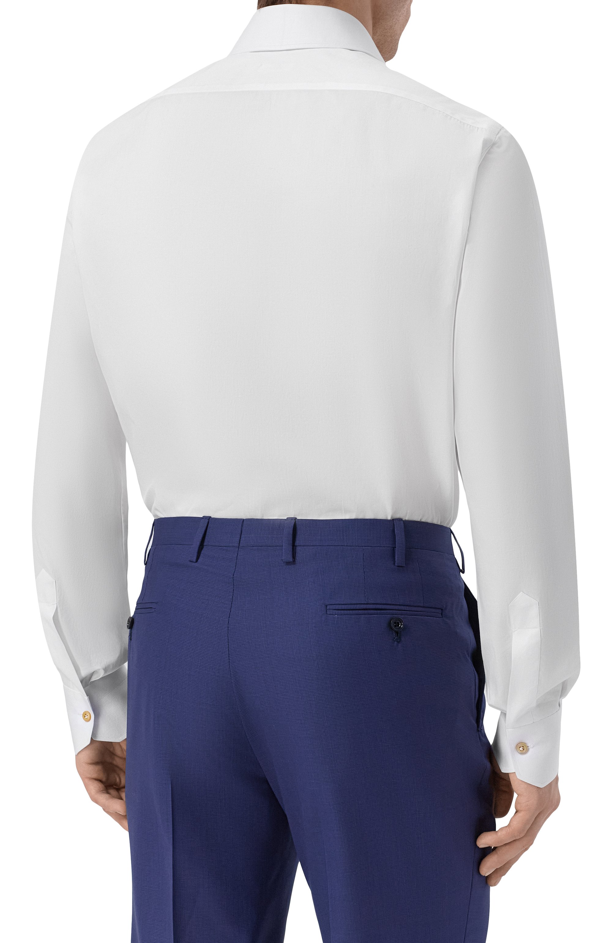 Хлопковая сорочка KITON, арт. UCIH06146_001, фото 4