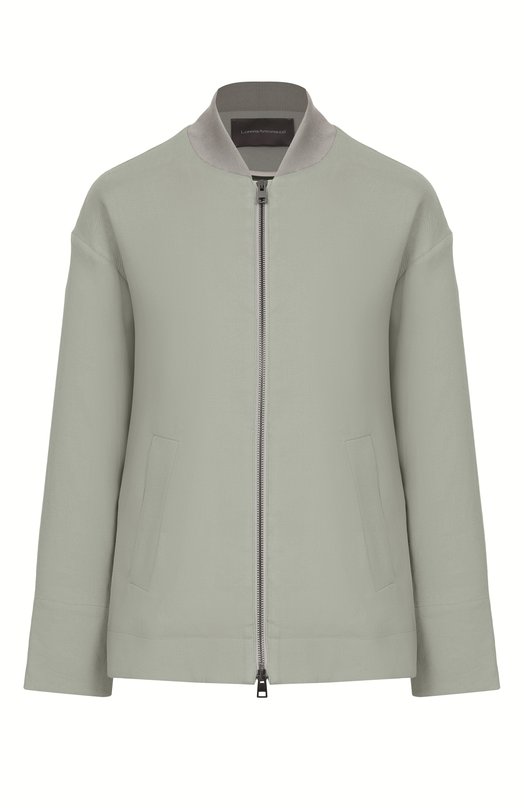 Куртка изо льна и вискозы Lorena Antoniazzi P2640CP80C/3347 Хаки P2640CP80C/3347