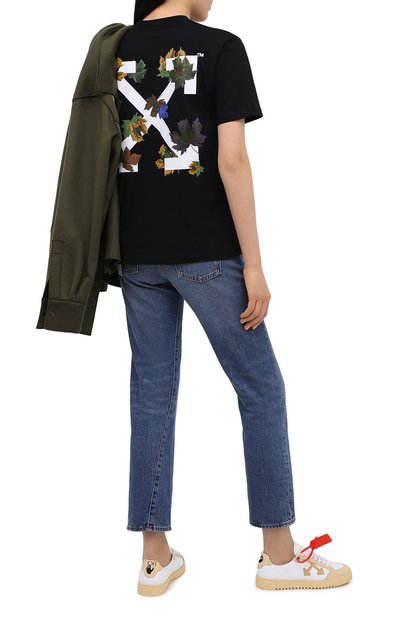 Хлопковая футболка OFF-WHITE, арт. 0WAA049E20JER0141001, фото 2