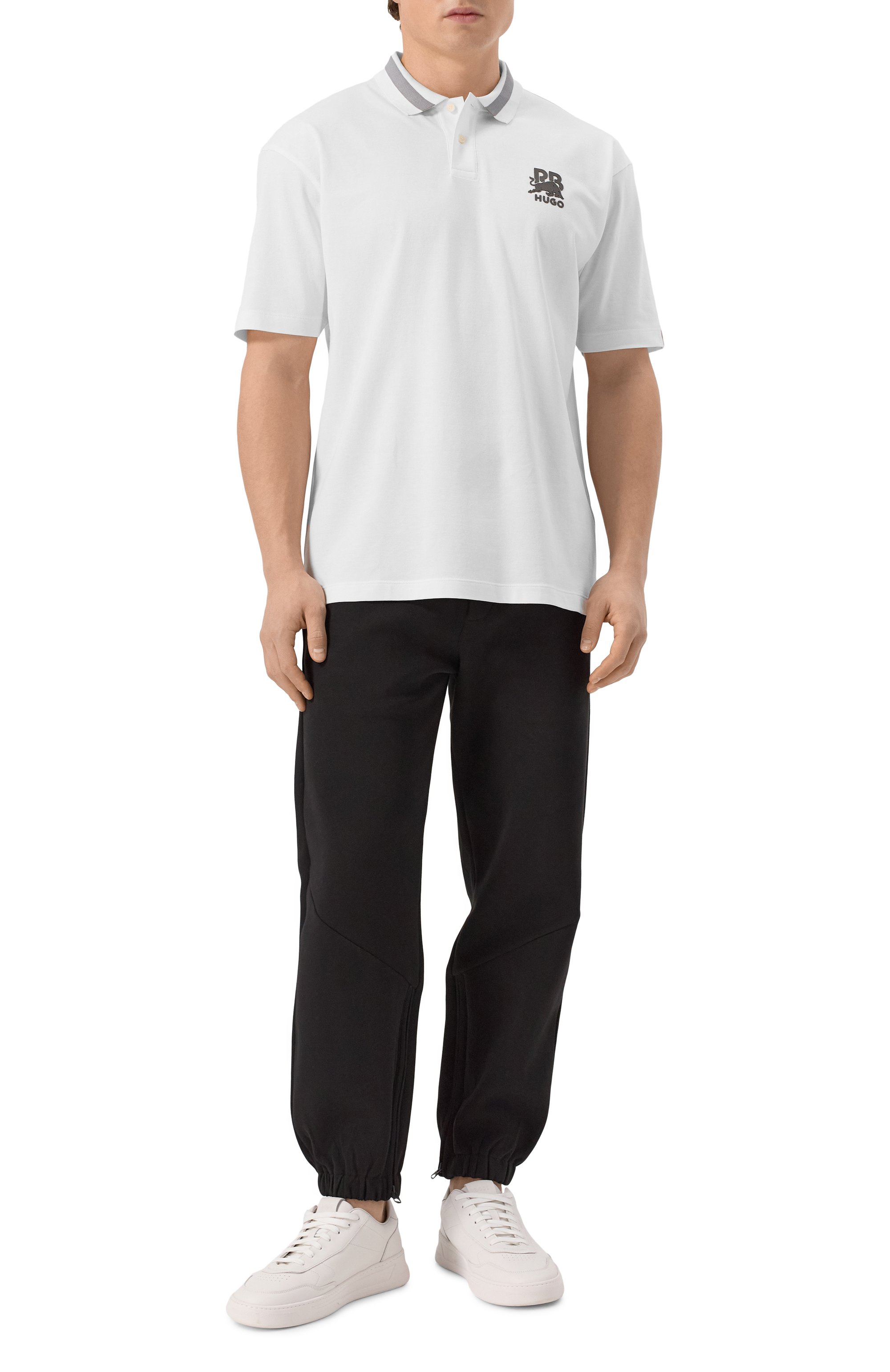 Хлопковое поло hugo x rb HUGO, арт. 50542748, фото 2