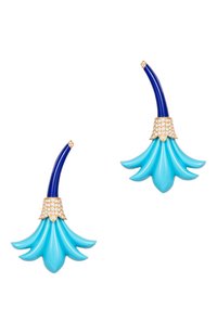 Серьги L'ATELIER NAWBAR бесцветного цвета по цене 345000 руб., арт. E119TL, фото 1 Серьги L'ATELIER NAWBAR, арт. E119TL, фото 1