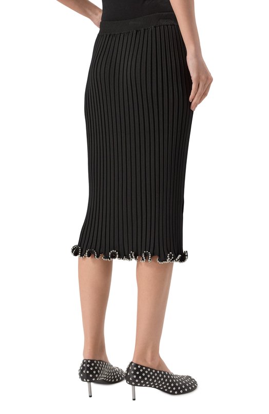 Юбка из вискозы Jil Sander J03MA0233-J18346 Чёрный  J03MA0233-J18346 Фото 4