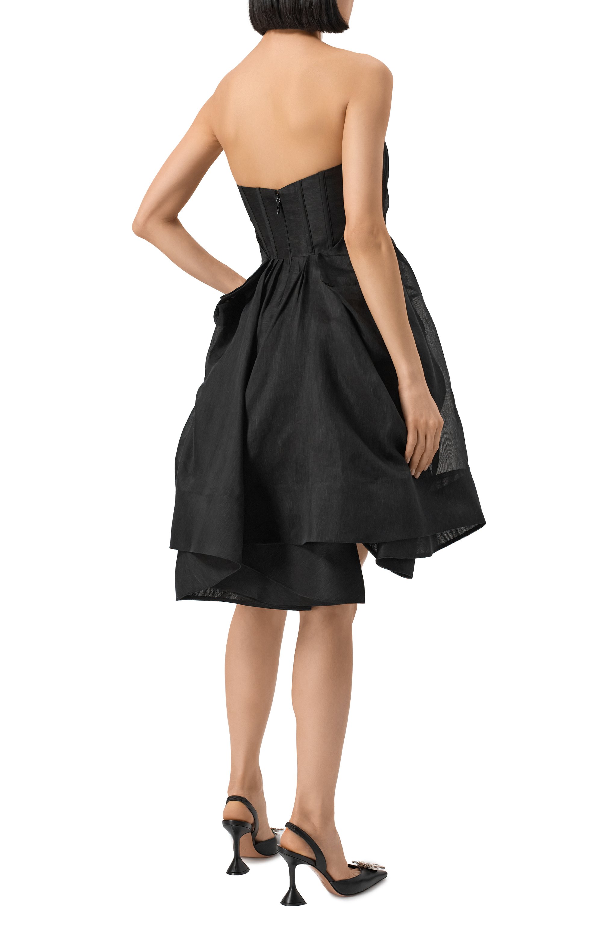 Платье изо льна и шелка ZIMMERMANN, арт. 3543DS251, фото 4