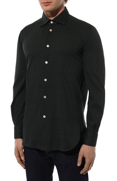 Хлопковая рубашка KITON, арт. UCIH07148, фото 3