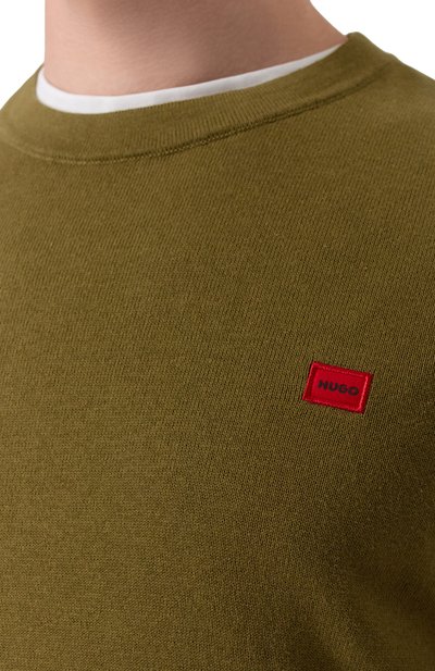 Хлопковый джемпер HUGO, арт. 50475083, фото 5