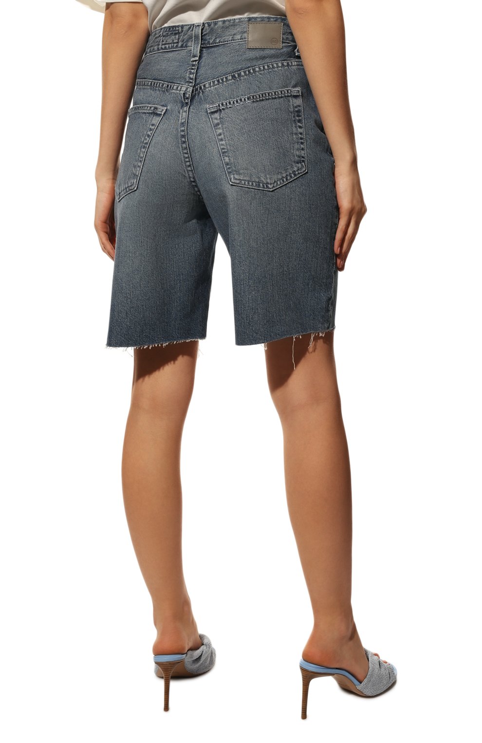 Джинсовые шорты kerah AG ADRIANO GOLDSCHMIED, арт. LGN1B52RH/YALE/MX, фото 4