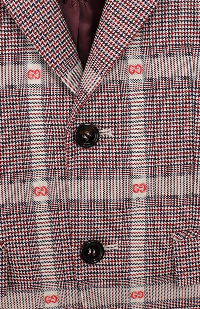 Шерстяной пиджак на двух пуговицах GUCCI, арт. 516382/XB466, фото 3