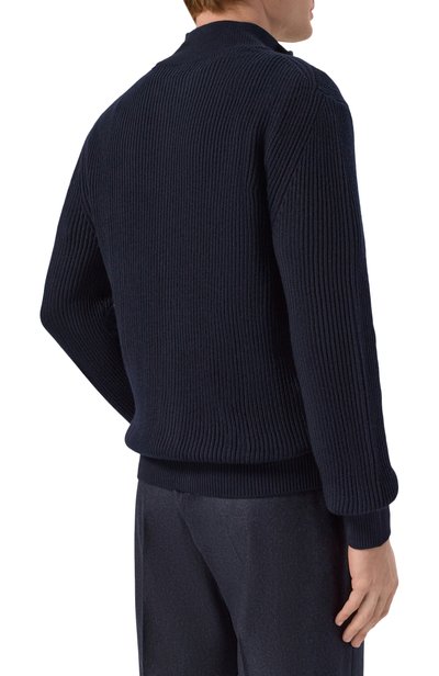 Шерстяной кардиган CORNELIANI темно-синего цвета по цене 115500 руб., арт. 28M586/2A25158, фото 4 Шерстяной кардиган CORNELIANI, арт. 28M586/2A25158, фото 4