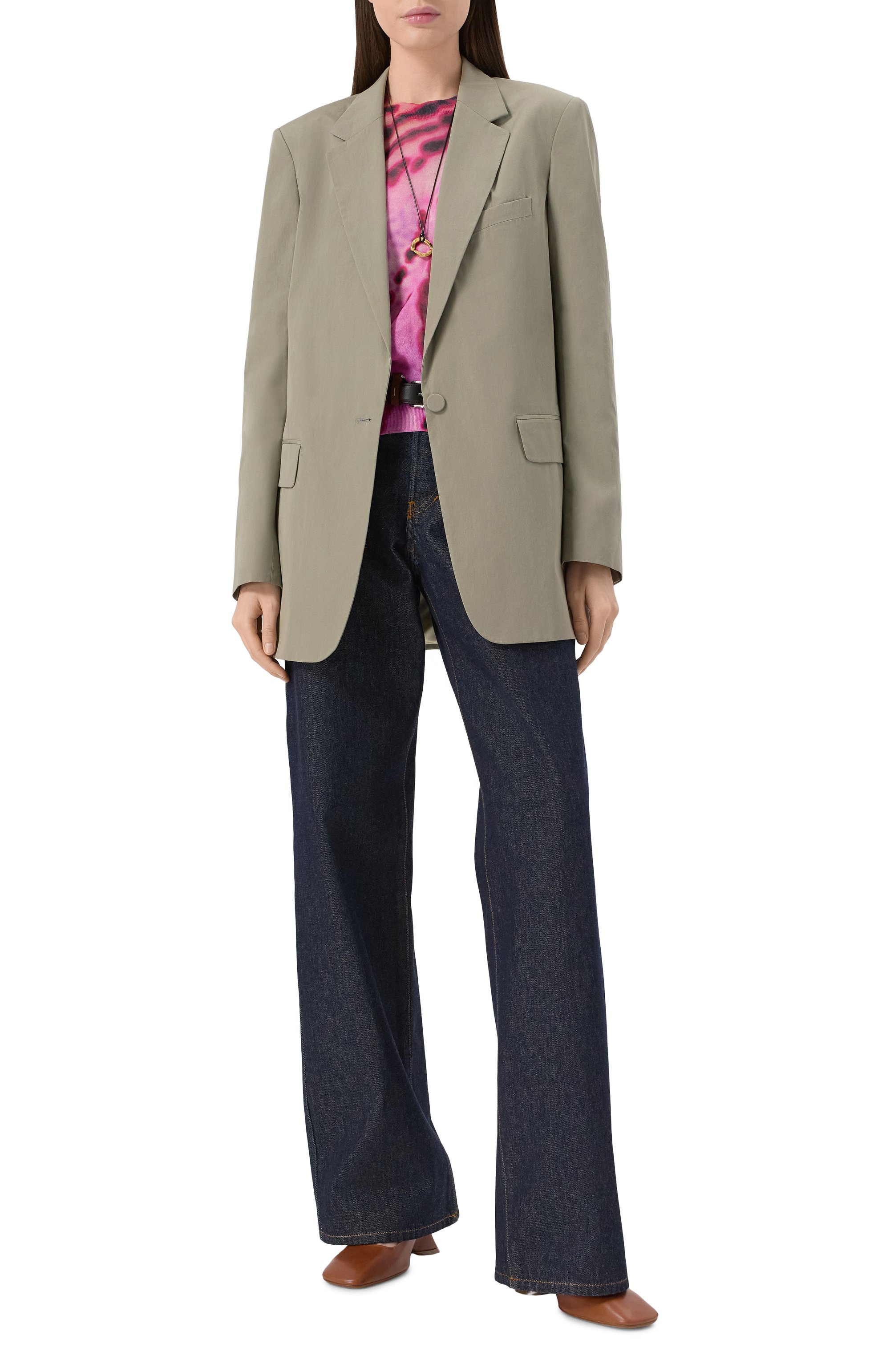 Хлопковый жакет DRIES VAN NOTEN, арт. 251-010408-1374, фото 2