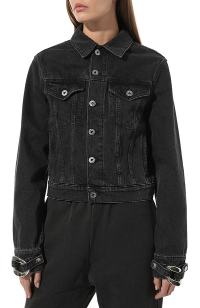 Джинсовая куртка JW ANDERSON темно-серого цвета по цене 85300 руб., арт. DJ0009PG0983 999, фото 3 Джинсовая куртка JW ANDERSON, арт. DJ0009PG0983 999, фото 3