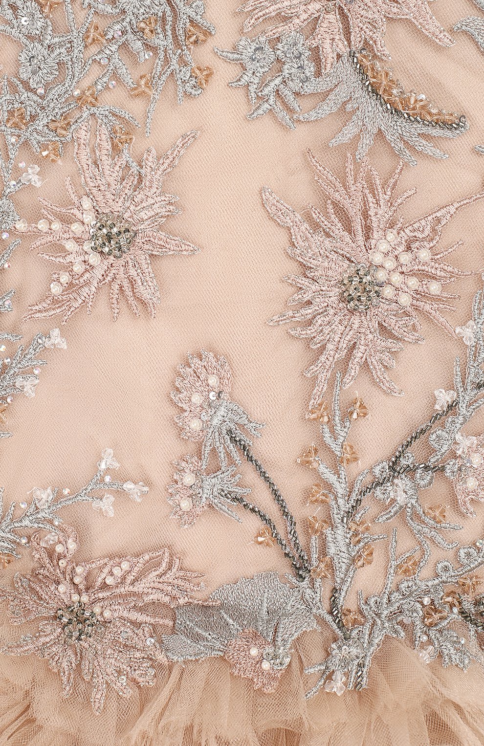 Платье MISCHKA AOKI бежевого цвета по цене 199500 руб., арт. FW19125/10-12, фото 3 Платье MISCHKA AOKI, арт. FW19125/10-12, фото 3