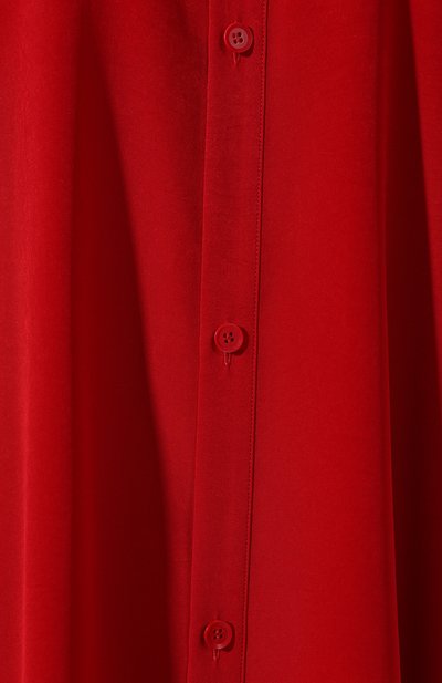 Платье YOHJI YAMAMOTO красного цвета по цене 56250 руб., арт. YJ-D03-500, фото 5 Платье YOHJI YAMAMOTO, арт. YJ-D03-500, фото 5