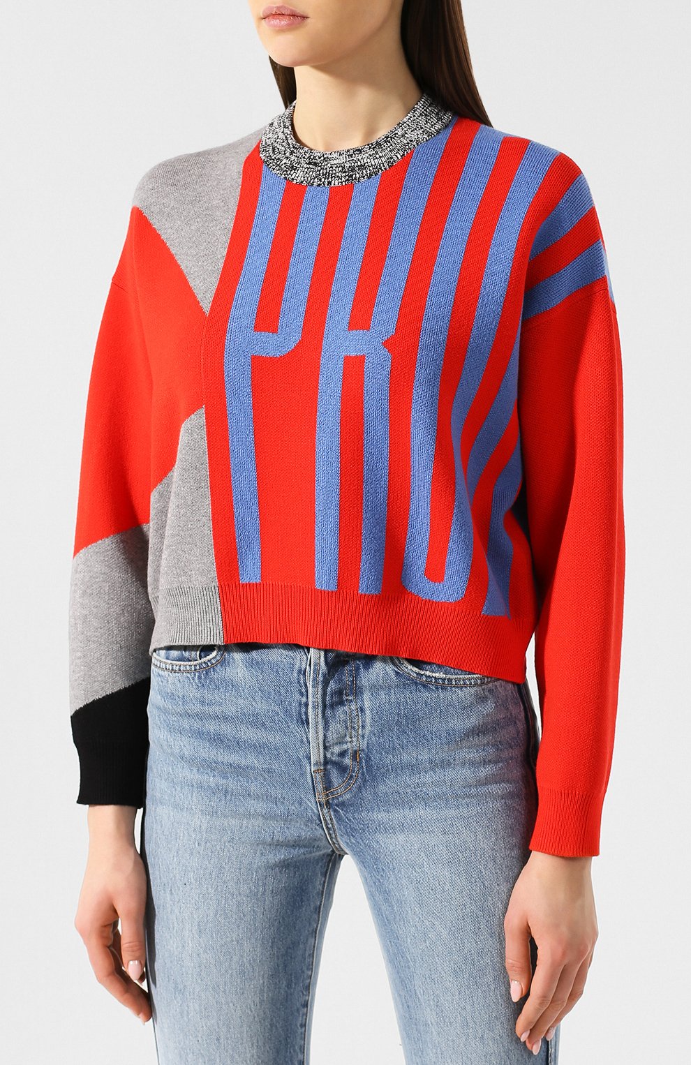 Пуловер из смеси вискозы и шерсти PROENZA SCHOULER, арт. WL1917001-KY149, фото 3
