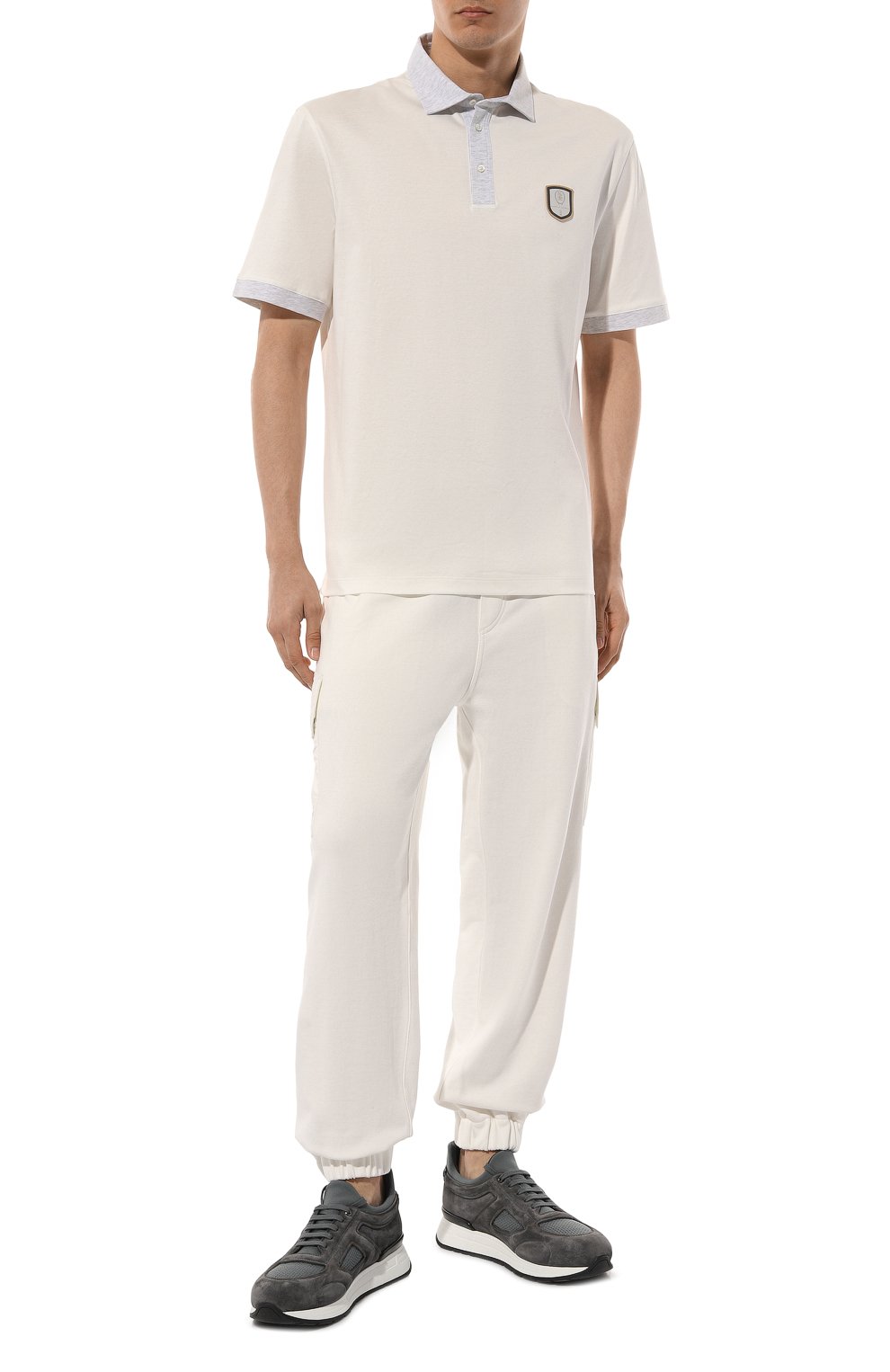 Хлопковые джоггеры BRUNELLO CUCINELLI, арт. MW836B2294, фото 2