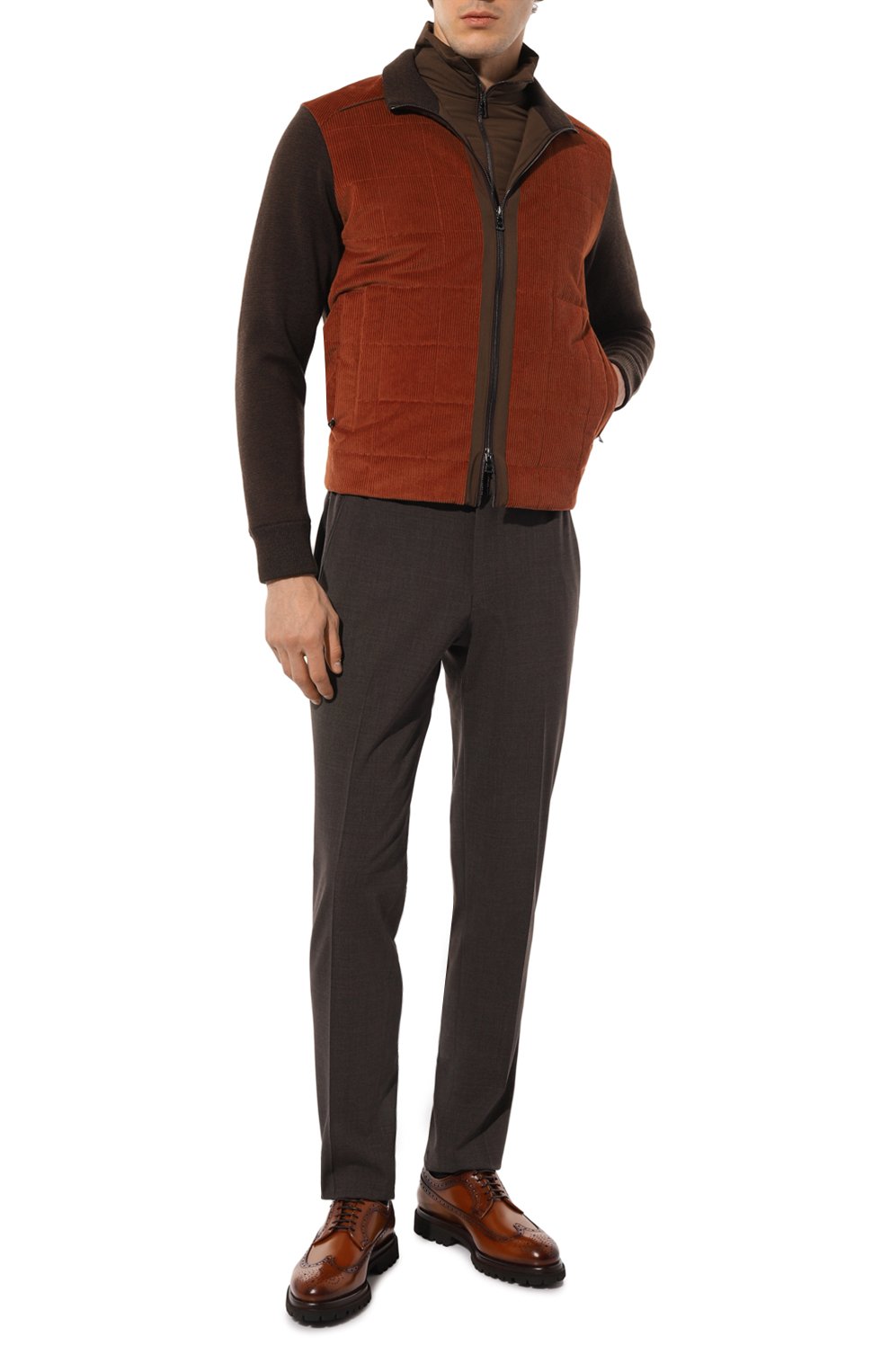 Кардиган с отделкой из вельвета PAUL&SHARK, арт. 14311233/S, фото 2