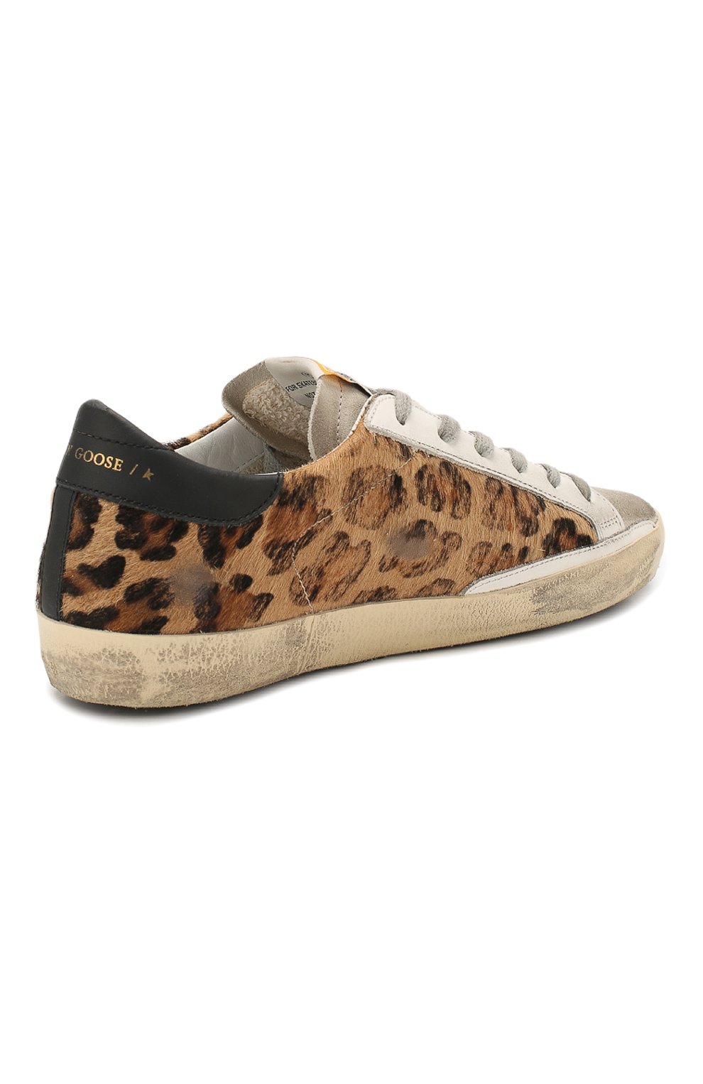 Кожаные кеды superstar GOLDEN GOOSE DELUXE BRAND, арт. G36WS590.B35, фото 4