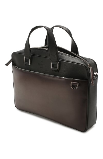 Кожаная сумка для ноутбука BERLUTI коричневого цвета по цене 165000 руб., арт. M196079, фото 4 Кожаная сумка для ноутбука BERLUTI, арт. M196079, фото 4