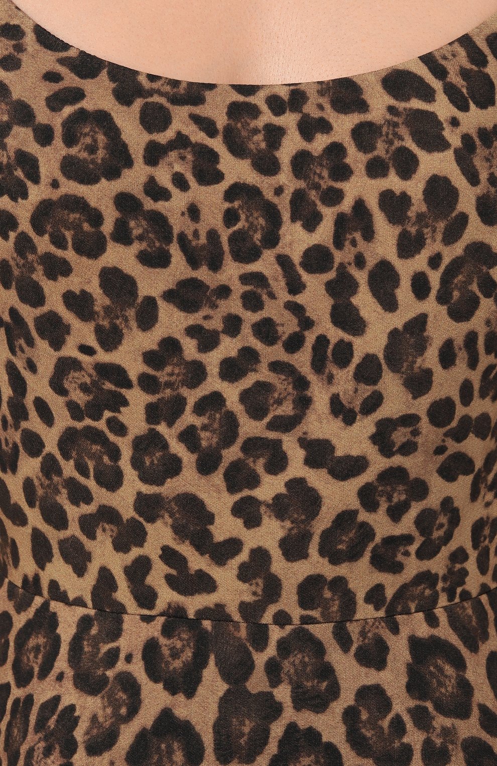 Платье из шерсти и шелка VALENTINO леопардового цвета по цене 672500 руб., арт. 3B3VA4Z681B, фото 5 Платье из шерсти и шелка VALENTINO, арт. 3B3VA4Z681B, фото 5