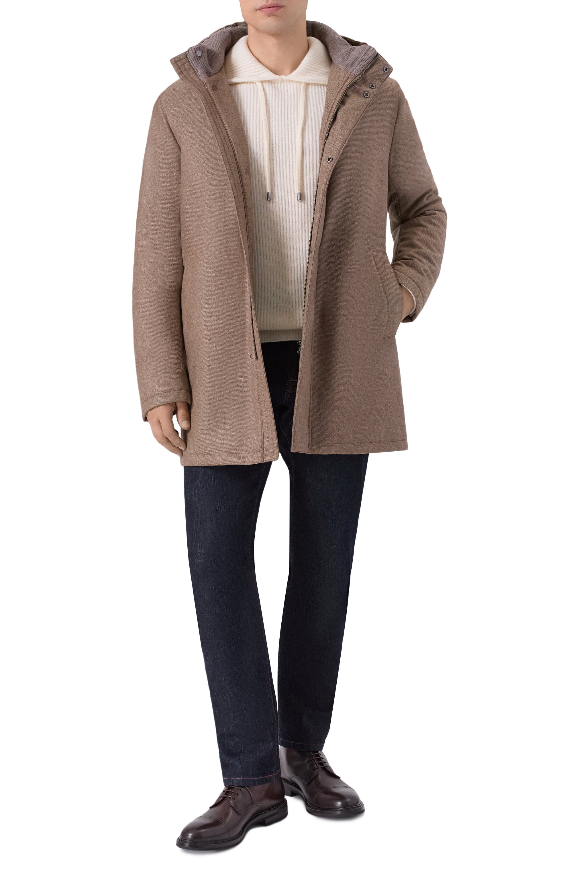 Парка из шерсти и кашемира ANDREA CAMPAGNA, арт. M0D_ASIAG0/321014GQ, фото 2