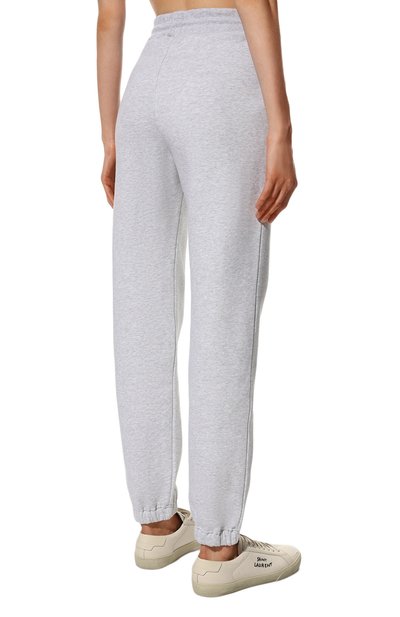 Хлопковые джоггеры MSGM серого цвета по цене 24550 руб., арт. 2000MDP500 200004, фото 4 Хлопковые джоггеры MSGM, арт. 2000MDP500 200004, фото 4