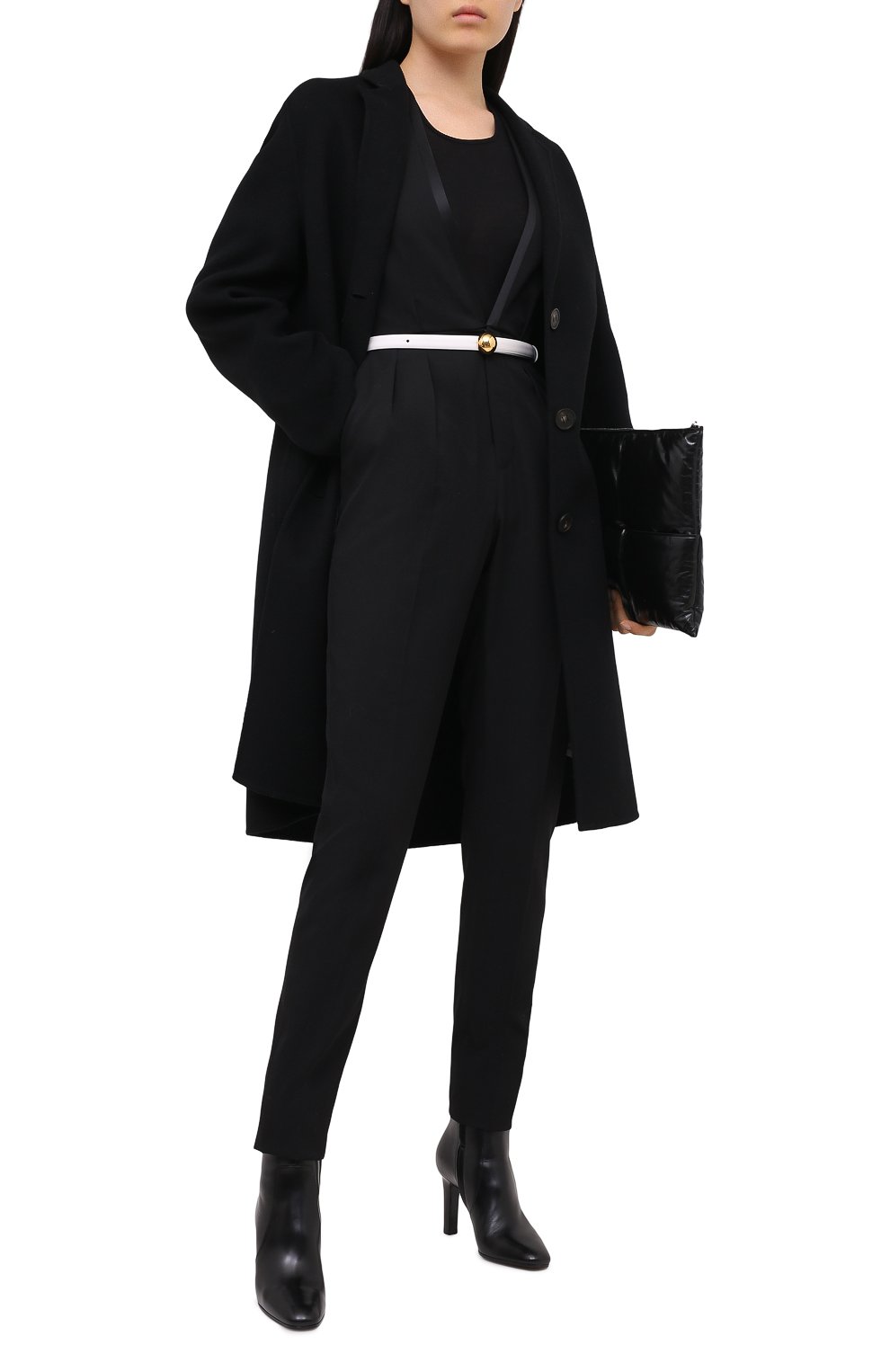 Кожаные ботильоны jane SAINT LAURENT, арт. 632473/1ZJ00, фото 2