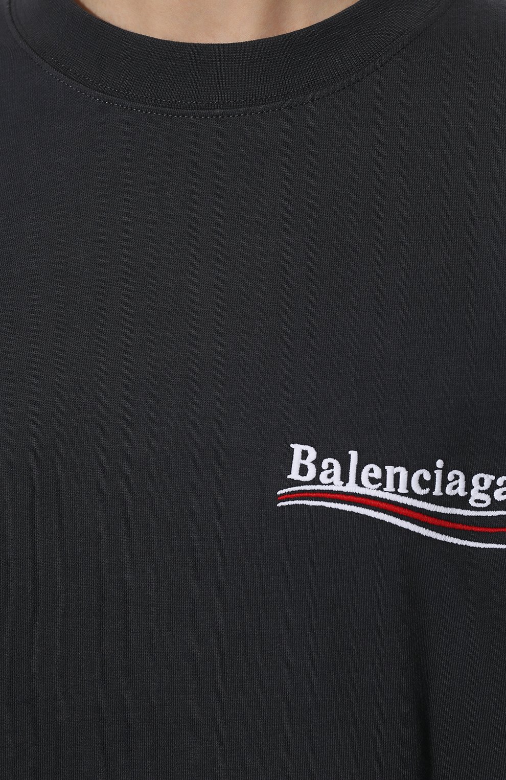 Хлопковая футболка BALENCIAGA, арт. 641655/TKVJ1, фото 5
